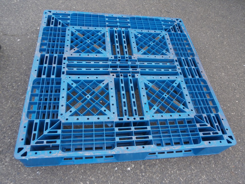 1100x1100x120/150】中古プラスチックパレット＠山口県 ※良品 – 中古 